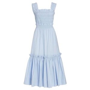 SEA New York Phoebe Smocked Dress - Cinderella Blue
